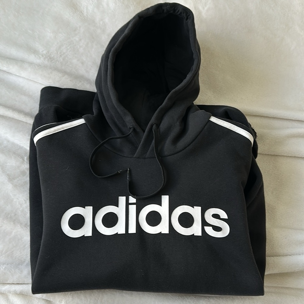 Adidas 3 Stripe Hoodie